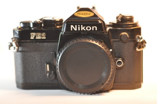 Nikon fe2 35mm film analog - film, slr